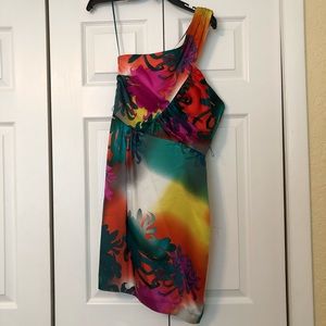 Trina Turk One Shoulder Dress